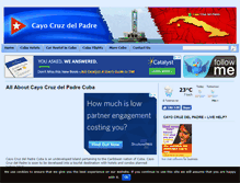 Tablet Screenshot of cayocruzdelpadre.com